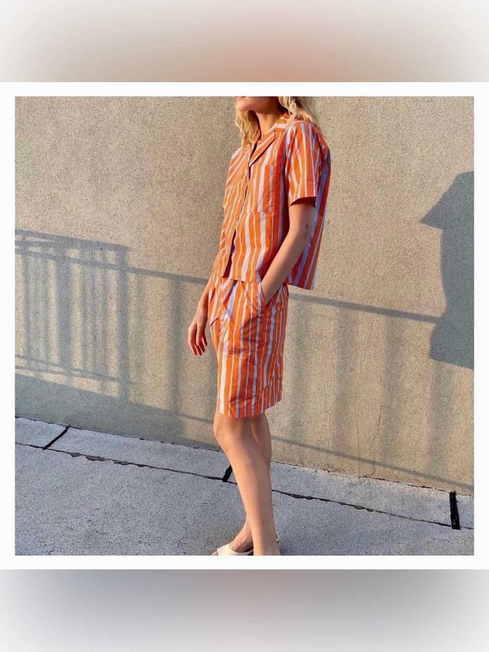 Marimekko x Uniqlo Cotton Poplin Short Sleeve Shirt & Shorts Set XS-XXS